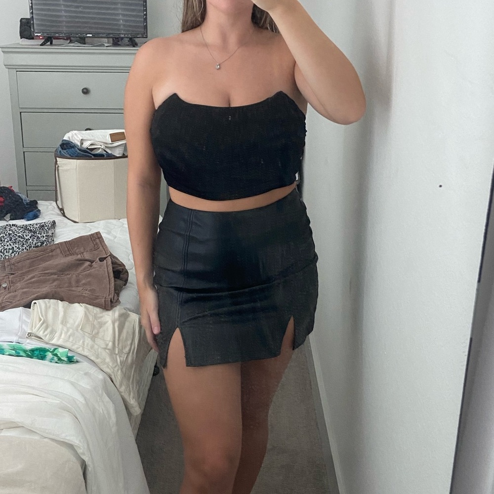 Black Corset Style Top